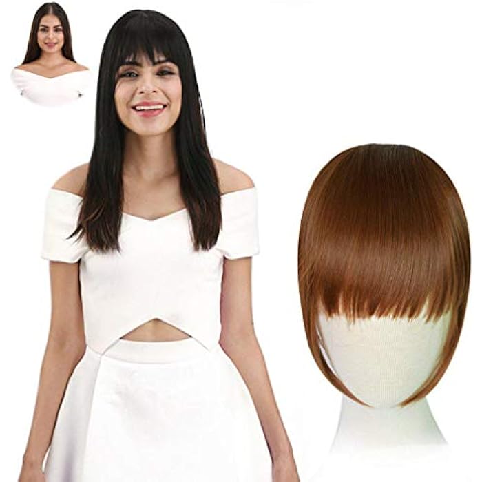 DILLARDS Hion One Piece Clip In Hair Bangs/Fringe/Hair Extensions - Image 3